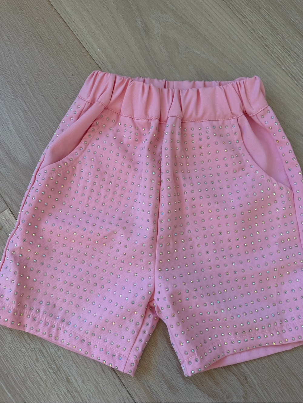 Lola + The Boys Pink Studded Pull-On Girls' Shorts